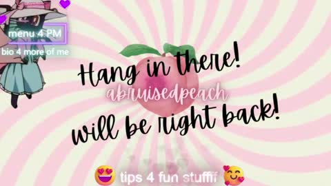 Snapshot of abruisedpeach chatting on 22, 4, 2026 Peach online show from 22, 4, 2026