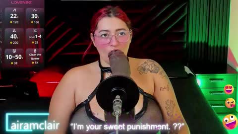 Airam Clair online show from 17, 11, 2025