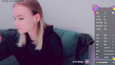 Snapshot of alicenya chatting on 30, 11, 2025 Alice online show from 30, 11, 2025