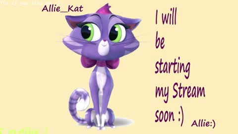 Snapshot of allie__kat chatting on 18, 7, 2026 Allie online show from 18, 7, 2026