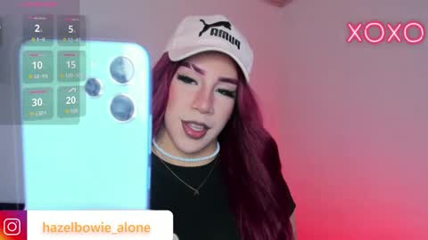 Snapshot of alonehazel chatting on 10, 11, 2025 Hazel Bowie online show from 10, 11, 2025