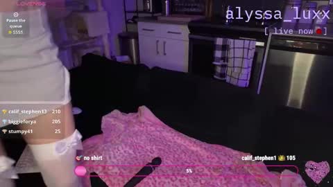 Snapshot of alyssa_luxx chatting on 7, 2, 2026 Alyssa online show from 7, 2, 2026