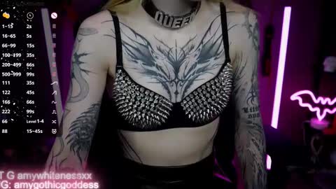 Snapshot of amywhitenessxx chatting on 30, 3, 2026 Amy switch Goddess divine Mistress online show from 30, 3, 2026