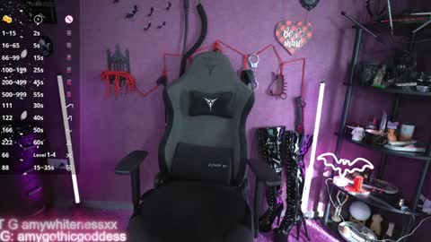 Snapshot of amywhitenessxx chatting on 16, 5, 2026 Amy switch Goddess divine Mistress online show from 16, 5, 2026