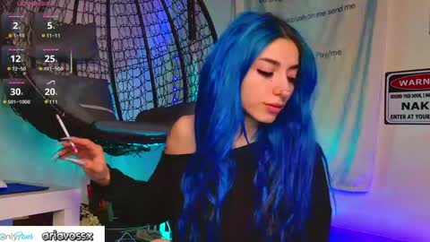 Snapshot of ariavossx chatting on 24, 5, 2026 Aria online show from 24, 5, 2026