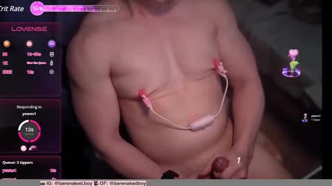 Snapshot of barenakedb0y chatting on 9, 3, 2025 Barenaked boy online show from 9, 3, 2025