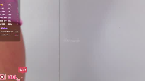 Snapshot of bella_franco chatting on 1, 2, 2025 In instagran bel myangel online show from 1, 2, 2025