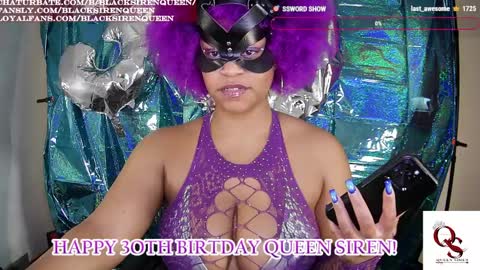 Snapshot of blacksirenqueen chatting on 26, 3, 2026 Queen Siren online show from 26, 3, 2026