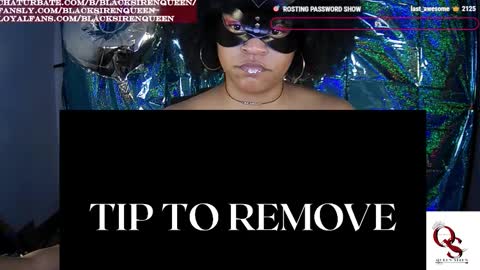 Snapshot of blacksirenqueen chatting on 31, 3, 2026 Queen Siren online show from 31, 3, 2026