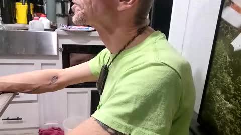 Snapshot of brushsquach chatting on 19, 9, 2025 Steve... aka SkinnieDippin aka TimberTramp online show from 19, 9, 2025