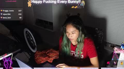 Snapshot of bunnycheekz chatting on 1, 12, 2024 Tokki bunny online show from 1, 12, 2024