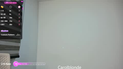 Snapshot of carolblonde chatting on 23, 2, 2025 Char online show from 23, 2, 2025