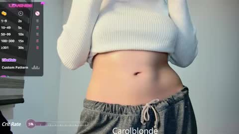 Snapshot of carolblonde chatting on 26, 2, 2025 Char online show from 26, 2, 2025