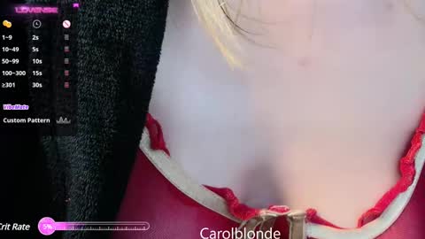 Snapshot of carolblonde chatting on 1, 3, 2025 Char online show from 1, 3, 2025