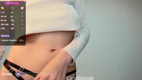 Snapshot of carolblonde chatting on 7, 3, 2025 Char online show from 7, 3, 2025