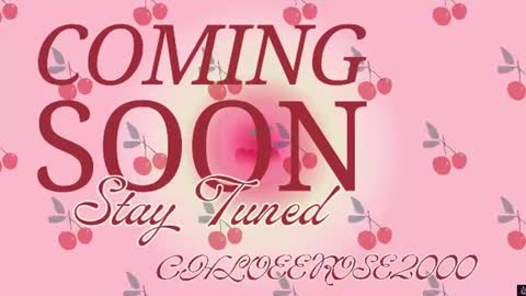 ChloeeRose online show from 21, 7, 2026