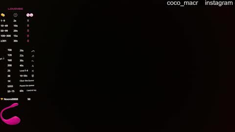 Snapshot of coco_macr chatting on 25, 3, 2026 coco_macr online show from 25, 3, 2026