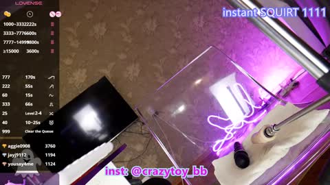 Snapshot of crazytoy_ chatting on 19, 12, 2024 Kessy online show from 19, 12, 2024