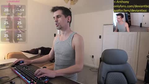 Snapshot of deviantill chatting on 14, 2, 2025 Anthony online show from 14, 2, 2025