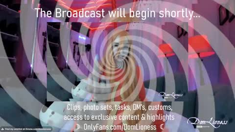 Snapshot of domlioness chatting on 24, 1, 2025 DomLioness online show from 24, 1, 2025