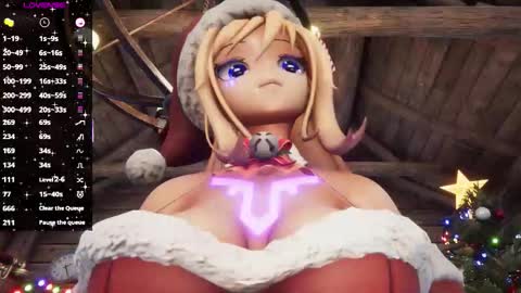 Snapshot of elfielovevt chatting on 15, 12, 2025 Elfie Love online show from 15, 12, 2025