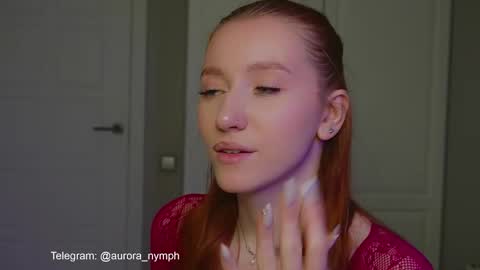 Aurora   My Tg channel aurora nymph online show from 18, 2, 2026