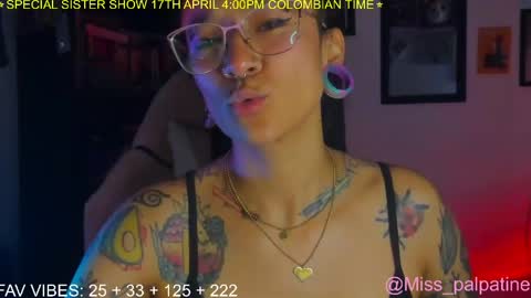 Snapshot of evil_miss_palpatin chatting on 14, 4, 2026 Lucia Ilich.... IG miss palpatine NEXT SHOW 200724 online show from 14, 4, 2026