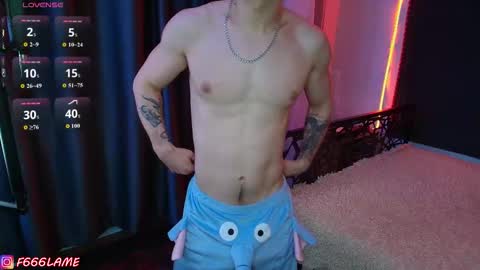 Snapshot of f666lame chatting on 14, 3, 2026 F666LAME online show from 14, 3, 2026