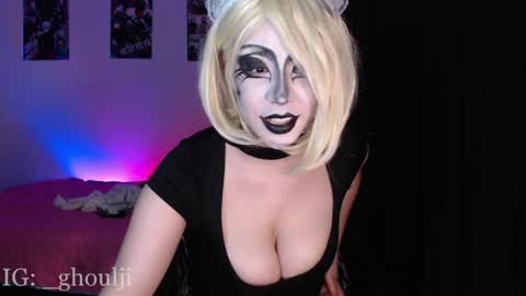 Snapshot of ghoulji chatting on 8, 4, 2026 Annie Im going to be offline from 29nov to 3dec online show from 8, 4, 2026