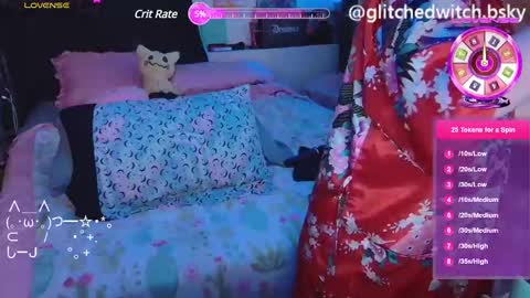 Snapshot of glitchwitch chatting on 7, 3, 2025 Glitch online show from 7, 3, 2025