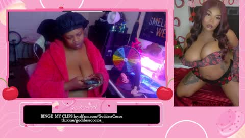 Goddess Cocoa online show from 30, 3, 2026