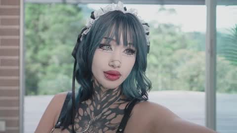 Snapshot of goth_dolll chatting on 7, 3, 2026 sophie Special celebration a the beach 300k followers 3011 and 0112 online show from 7, 3, 2026