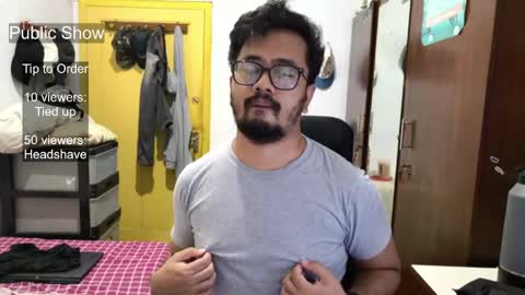Grey Hardy Slave online show from 5, 5, 2026