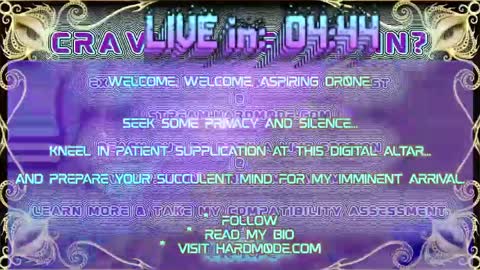 Snapshot of hardm0de chatting on 8, 5, 2026 B0ne Daddy Bonesaw Real-Life College of Whispers Bard mindfuck brainwash hypno cerebral sensual online show from 8, 5, 2026