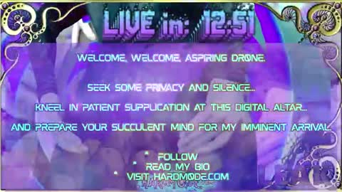 Snapshot of hardm0de chatting on 29, 7, 2026 B0ne Daddy Bonesaw Real-Life College of Whispers Bard mindfuck brainwash hypno cerebral sensual online show from 29, 7, 2026