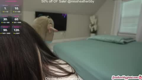 Snapshot of heatherbby chatting on 12, 4, 2026 Heather online show from 12, 4, 2026