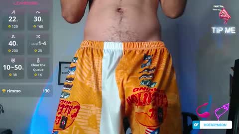 Snapshot of hotboyneon490 chatting on 6, 11, 2025 Alex Neon online show from 6, 11, 2025