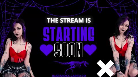 Inarafoxx online show from 19, 10, 2025