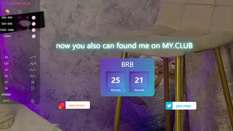 Snapshot of jane_meys chatting on 27, 1, 2025 your kitty JANE roawww online show from 27, 1, 2025