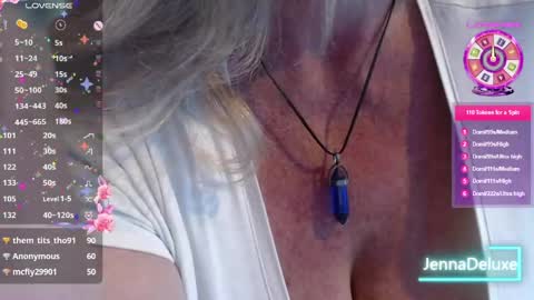Snapshot of jennadeluxe chatting on 7, 5, 2026 Jenna online show from 7, 5, 2026