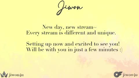 Snapshot of jiwon4u chatting on 14, 2, 2025 Jiwon online show from 14, 2, 2025