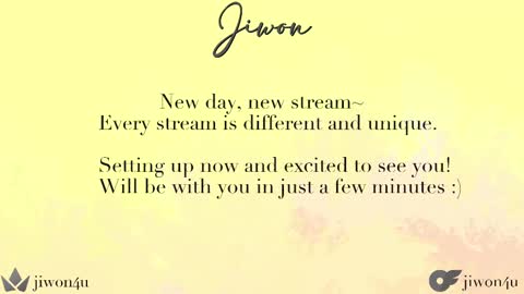 Snapshot of jiwon4u chatting on 24, 2, 2025 Jiwon online show from 24, 2, 2025