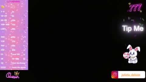 Snapshot of julieta_deluxe chatting on 5, 4, 2026 Julieta online show from 5, 4, 2026