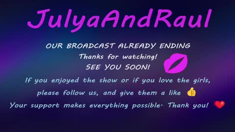 Snapshot of julyaandraul chatting on 3, 12, 2024 Raul  Kira and Tony guests online show from 3, 12, 2024