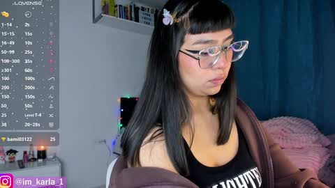 Snapshot of karla__1 chatting on 7, 1, 2025 Ill be on at sunday see u Lynn  Could u help me to reach 100 Thmbs upp plssss   Independent girl 3 online show from 7, 1, 2025