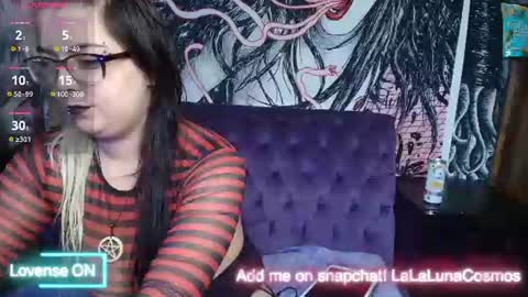 Snapshot of lalalunacosmos chatting on 3, 8, 2026 LaLaLunaCosmos online show from 3, 8, 2026