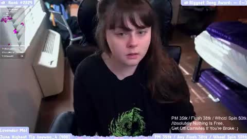Snapshot of lavendermei chatting on 15, 6, 2026 LavenderMei online show from 15, 6, 2026
