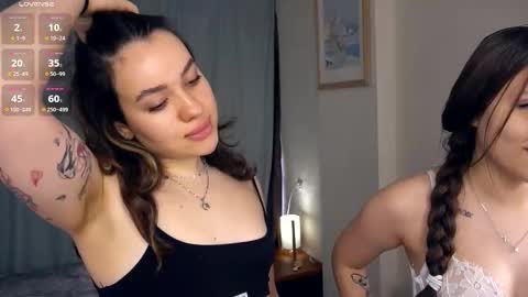 Snapshot of lenoimacyt chatting on 24, 10, 2025 Hey hey our name is Mia Elfy Lovense is active time to play PVT IS OPEN online show from 24, 10, 2025