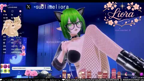 Snapshot of liorasublime chatting on 13, 9, 2025 im Liora uwu online show from 13, 9, 2025