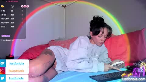 Snapshot of lustforlola chatting on 10, 12, 2024 LOLA online show from 10, 12, 2024